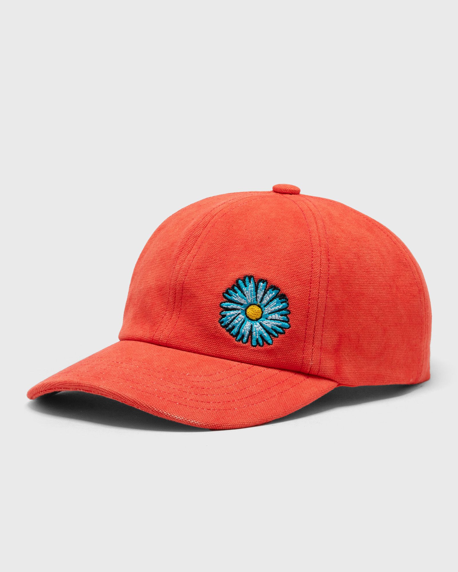 Maison Kitsune FLOATING FLOWER 6P CAP men Caps orange in Größe:ONE SIZE von Maison Kitsune