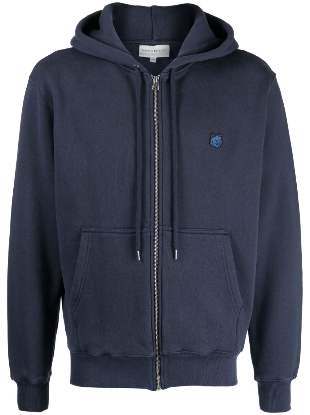 Maison Kitsuné Hoodie mit Fuchs-Patch - Blau von Maison Kitsuné