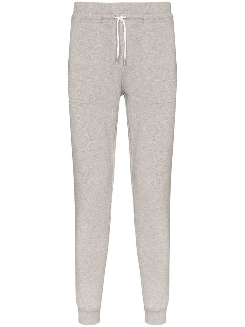 Maison Kitsuné Jogginghose mit Fuchs-Patch - Grau von Maison Kitsuné