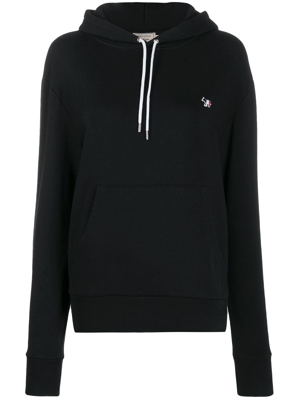 Maison Kitsuné Kapuzenpullover mit Logo-Print - Schwarz von Maison Kitsuné