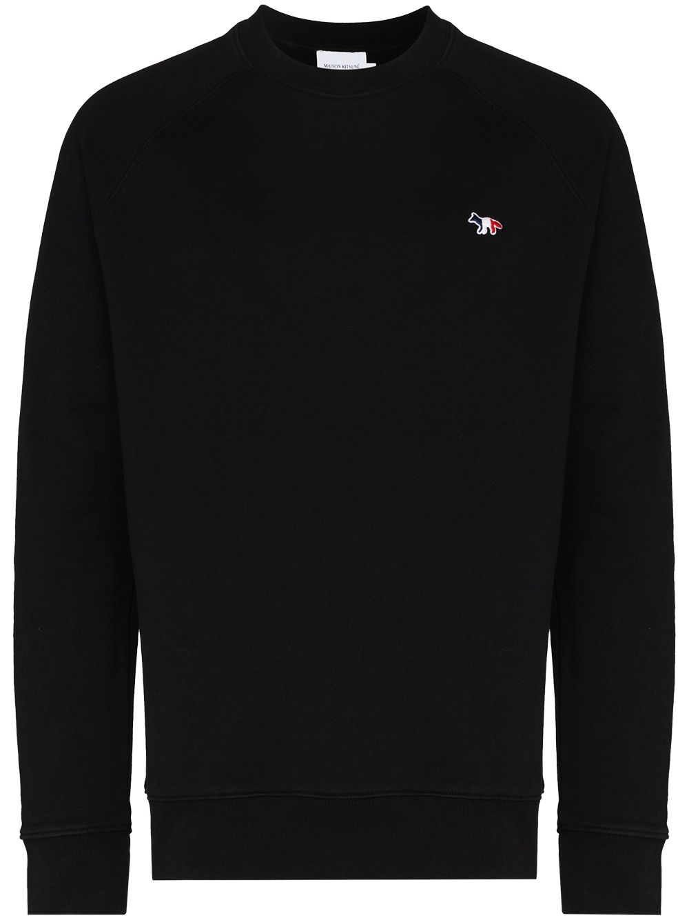 Maison Kitsuné Flag Fox Sweatshirt - Schwarz von Maison Kitsuné