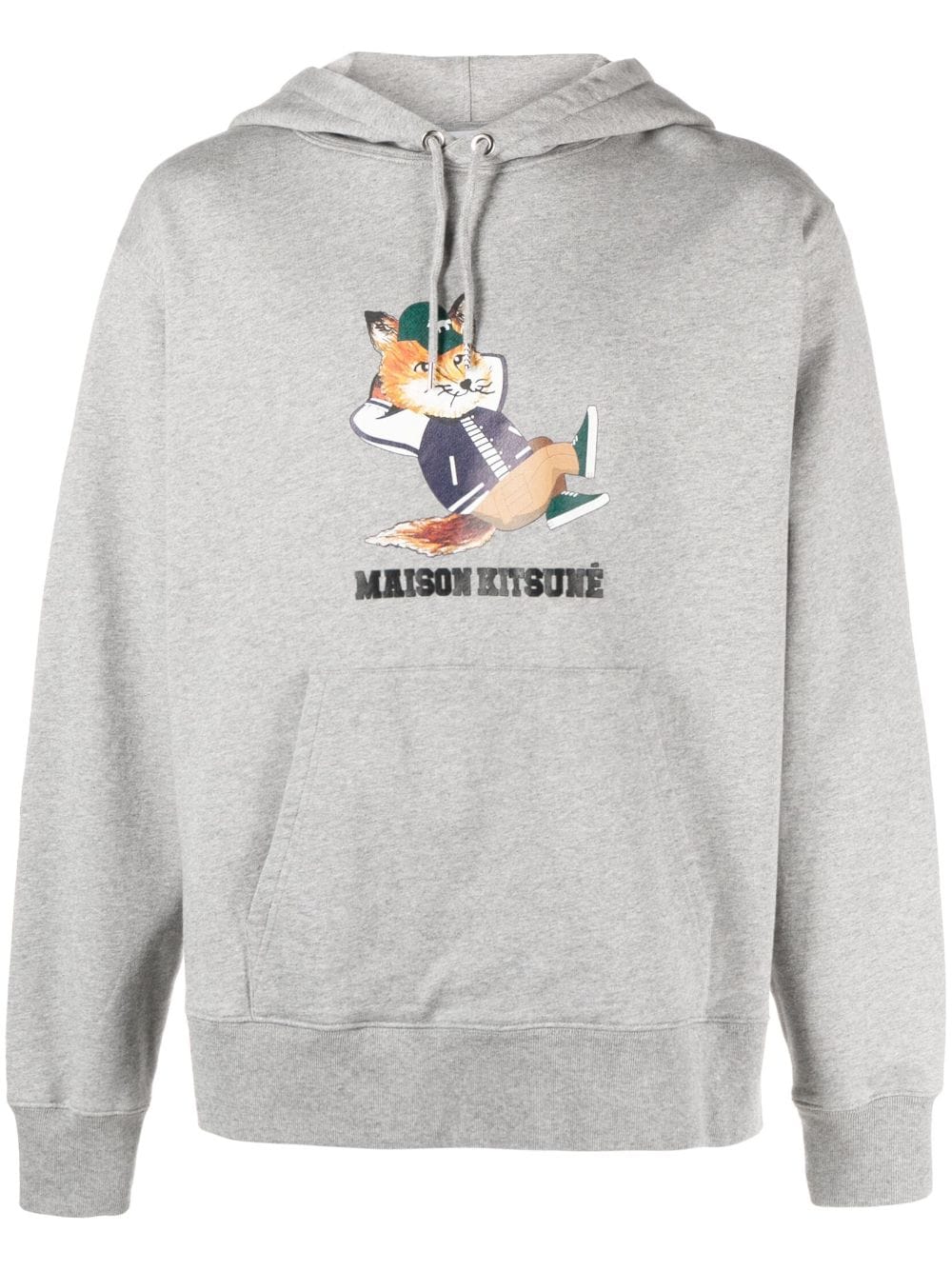 Maison Kitsuné Hoodie mit Logo-Print - Grau von Maison Kitsuné