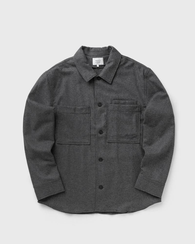 Maison Kitsune OVERSHIRT men Overshirts grey in Größe:M Maison Kitsune OVERSHIRT men Overshirts grey in Größe:M von Maison Kitsune