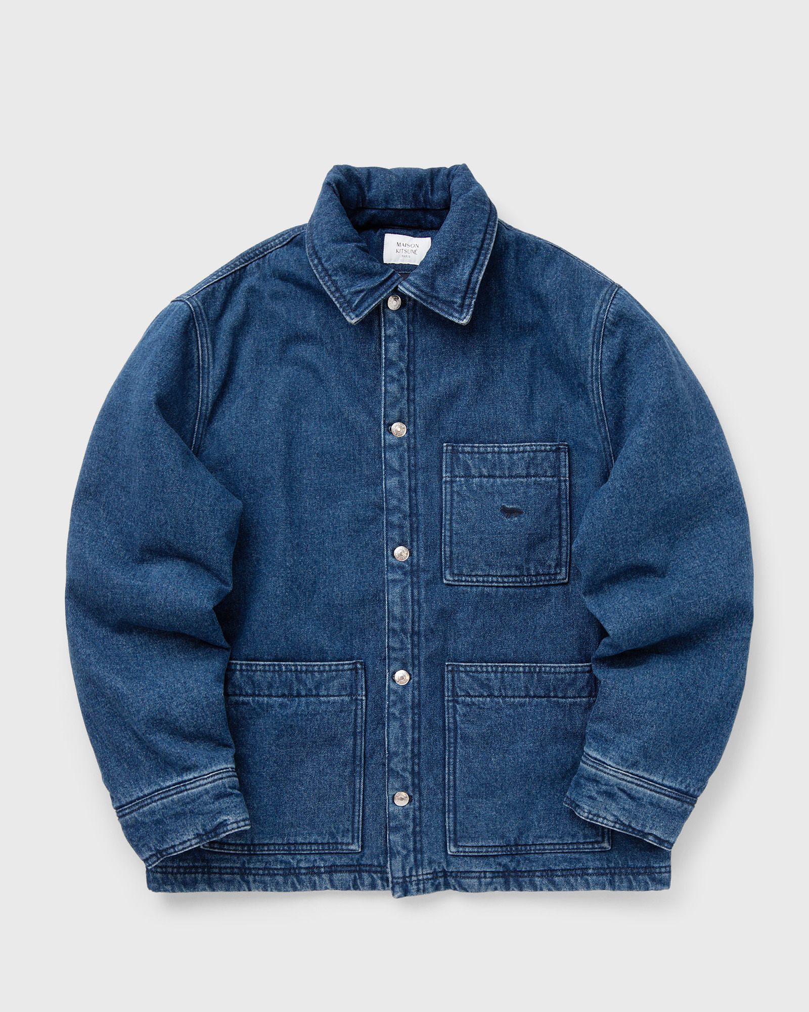 Maison Kitsune PADDED WORKWEAR JACKET men Denim Jackets blue in Größe:L Maison Kitsune PADDED WORKWEAR JACKET men Denim Jackets blue in Größe:L von Maison Kitsune