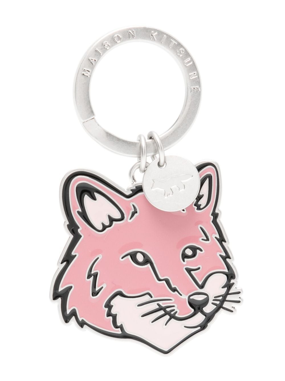 Maison Kitsuné Schlüsselanhänger mit Fox Head-Anhänger - Rosa von Maison Kitsuné