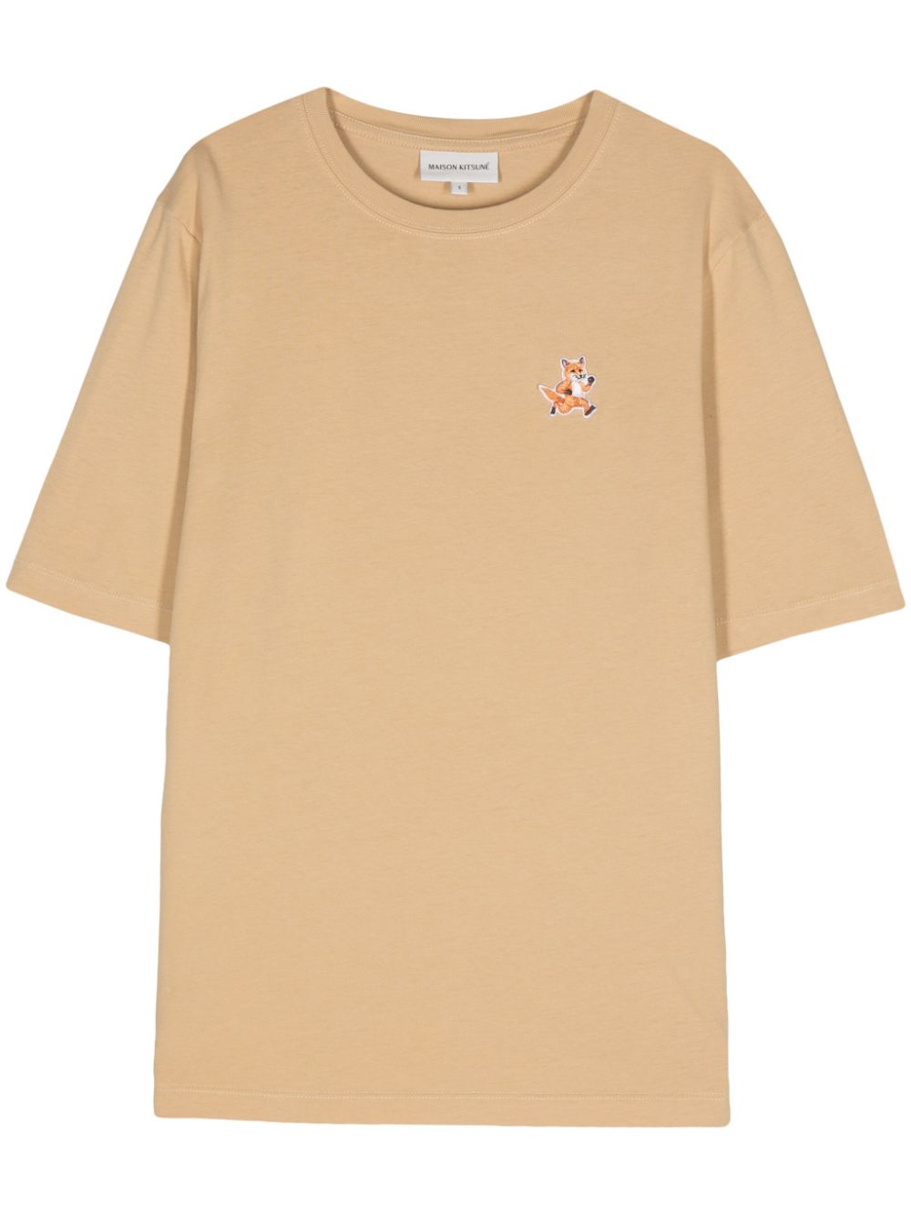 Maison Kitsuné Speedy Fox T-Shirt - Nude von Maison Kitsuné