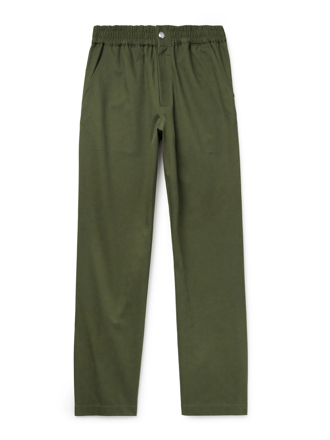 Maison Kitsuné - Straight-Leg Cotton-Twill Trousers - Men - Green - FR 48 Maison Kitsuné - Straight-Leg Cotton-Twill Trousers - Men - Green - FR 48 von Maison Kitsuné