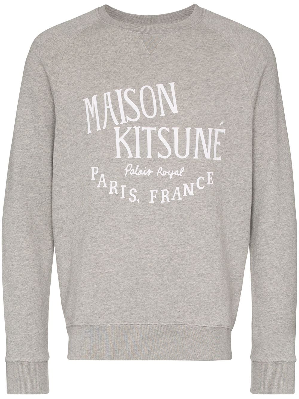 Maison Kitsuné Sweatshirt mit Logo-Print - Grau von Maison Kitsuné