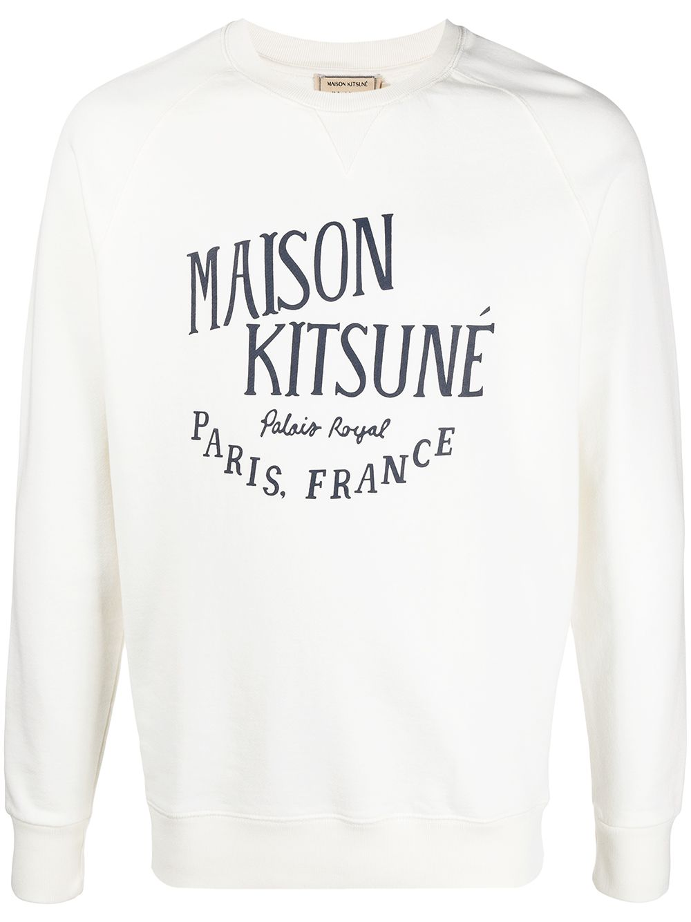 Maison Kitsuné Sweatshirt mit Logo-Print - Weiß von Maison Kitsuné