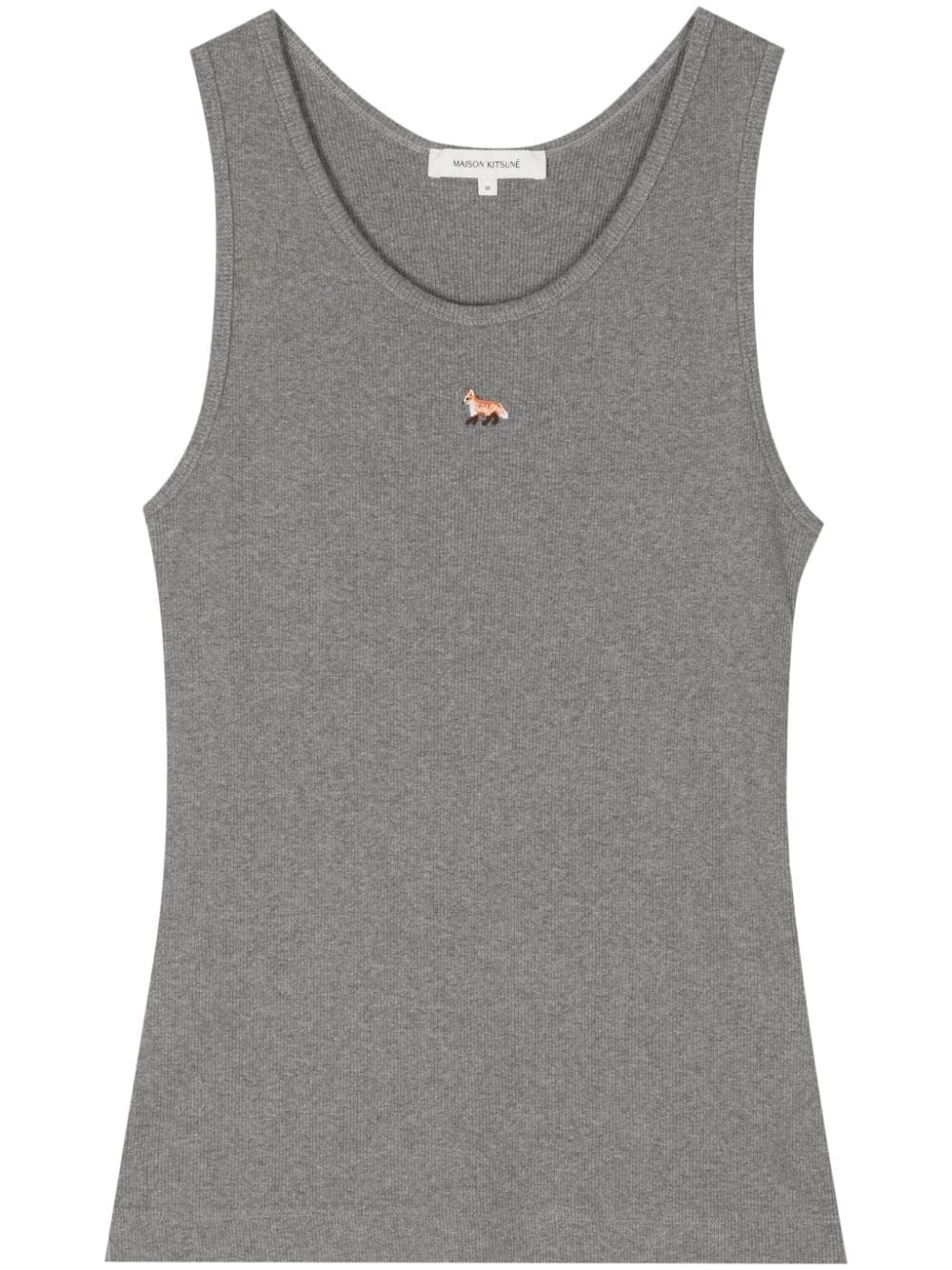 Maison Kitsuné Tanktop mit "Baby Fox"-Stickerei - Grau von Maison Kitsuné