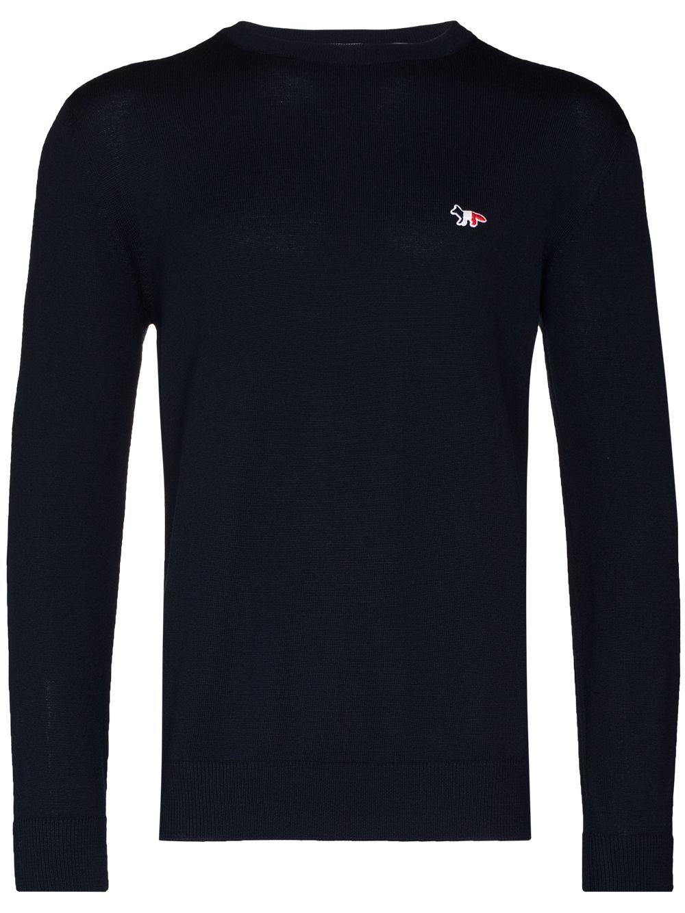 Maison Kitsuné Pullover mit Logo - Blau von Maison Kitsuné