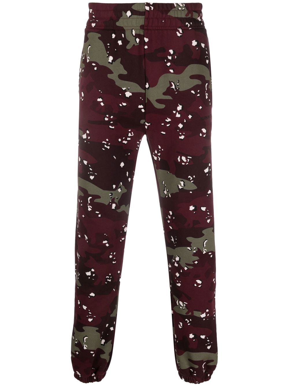 Maison Kitsuné Jogginghose mit Camouflage-Print - Rot von Maison Kitsuné