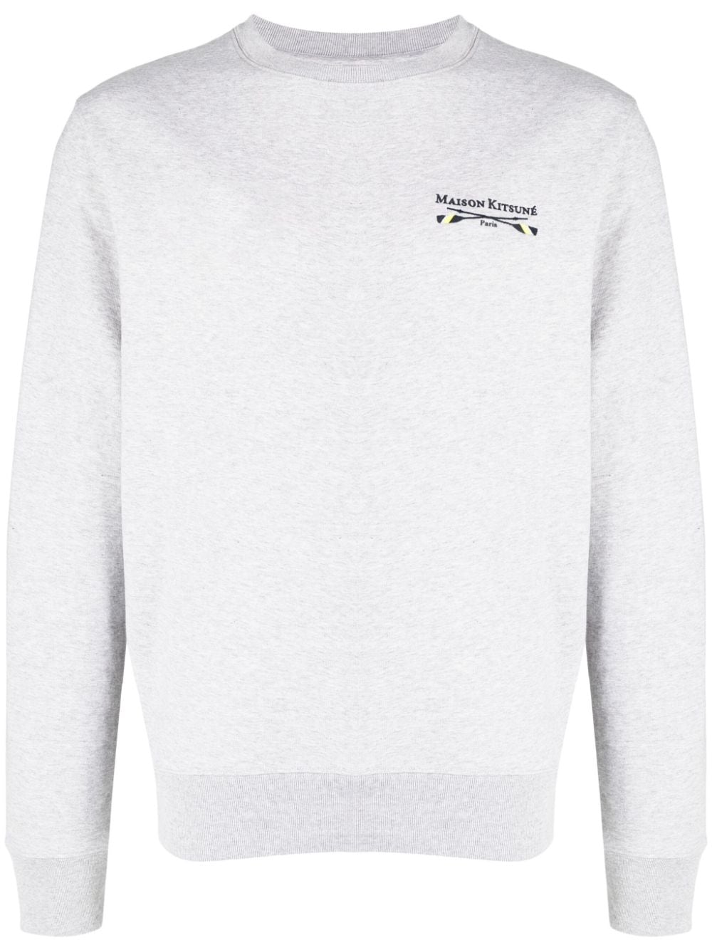 Maison Kitsuné Sweatshirt mit Logo-Stickerei - Grau von Maison Kitsuné