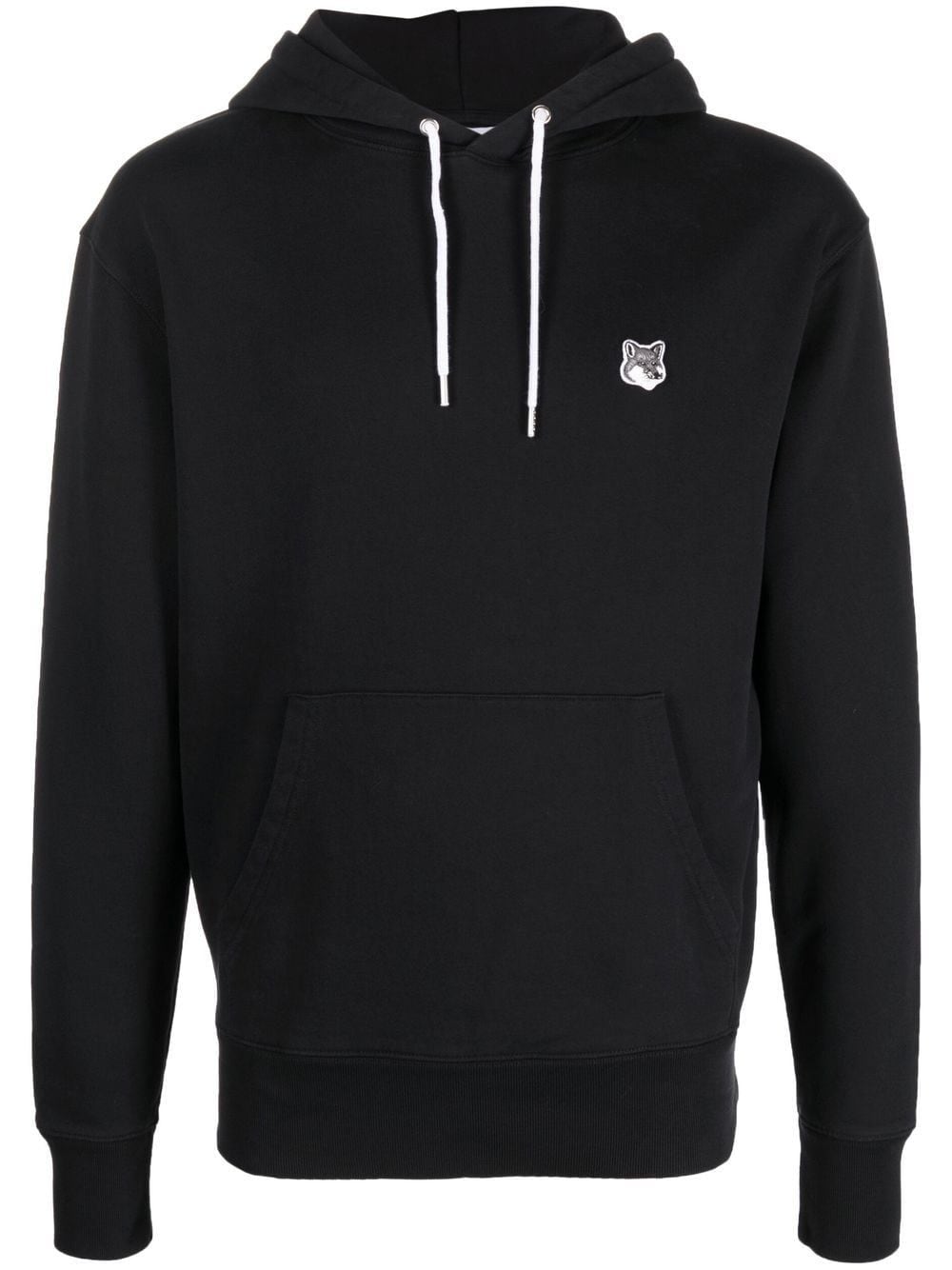 Maison Kitsuné Hoodie mit Logo-Stickerei - Schwarz von Maison Kitsuné