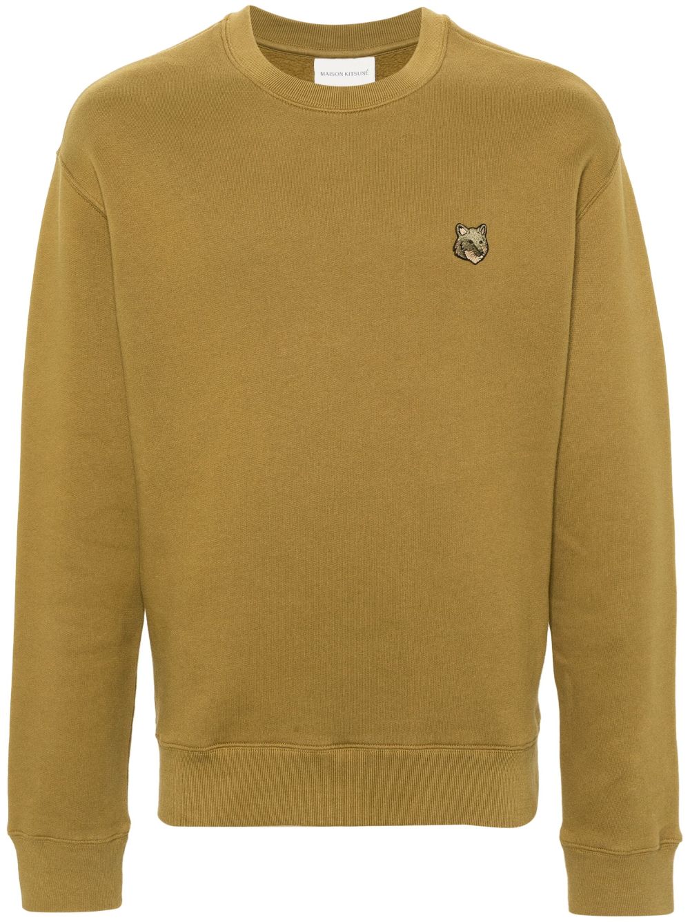 Maison Kitsuné Sweatshirt mit Logo-Patch - Grün von Maison Kitsuné