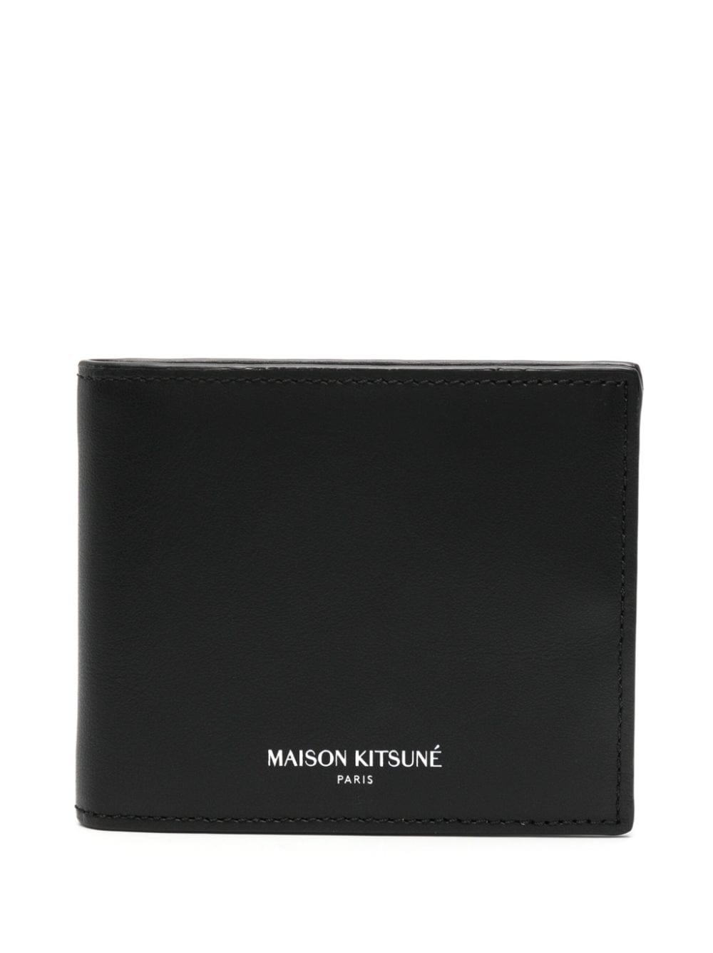 Maison Kitsuné Portemonnaie mit Logo-Print - Schwarz von Maison Kitsuné