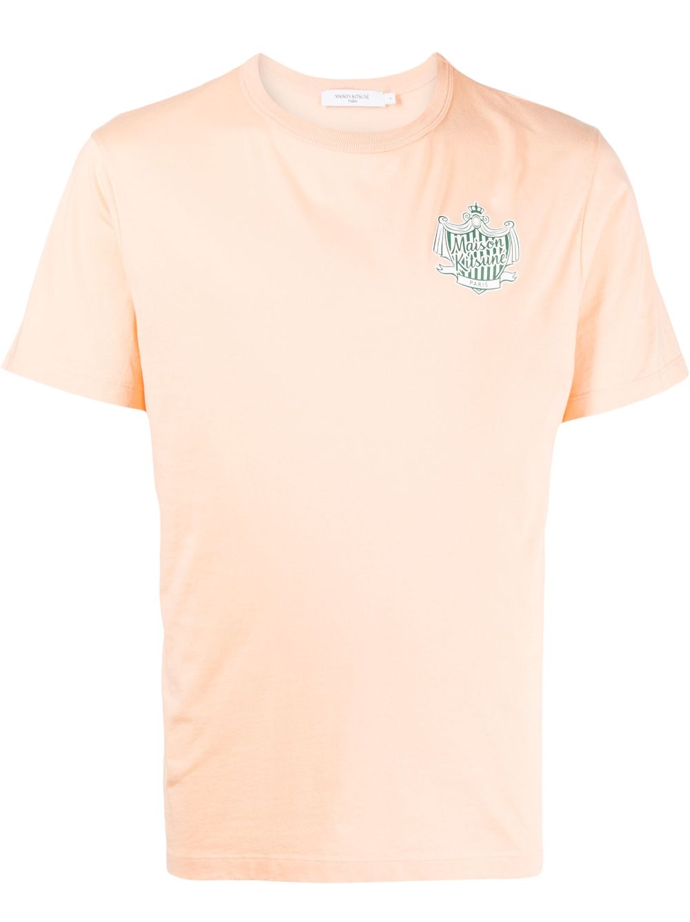 Maison Kitsuné T-Shirt mit Logo-Print - Rosa von Maison Kitsuné