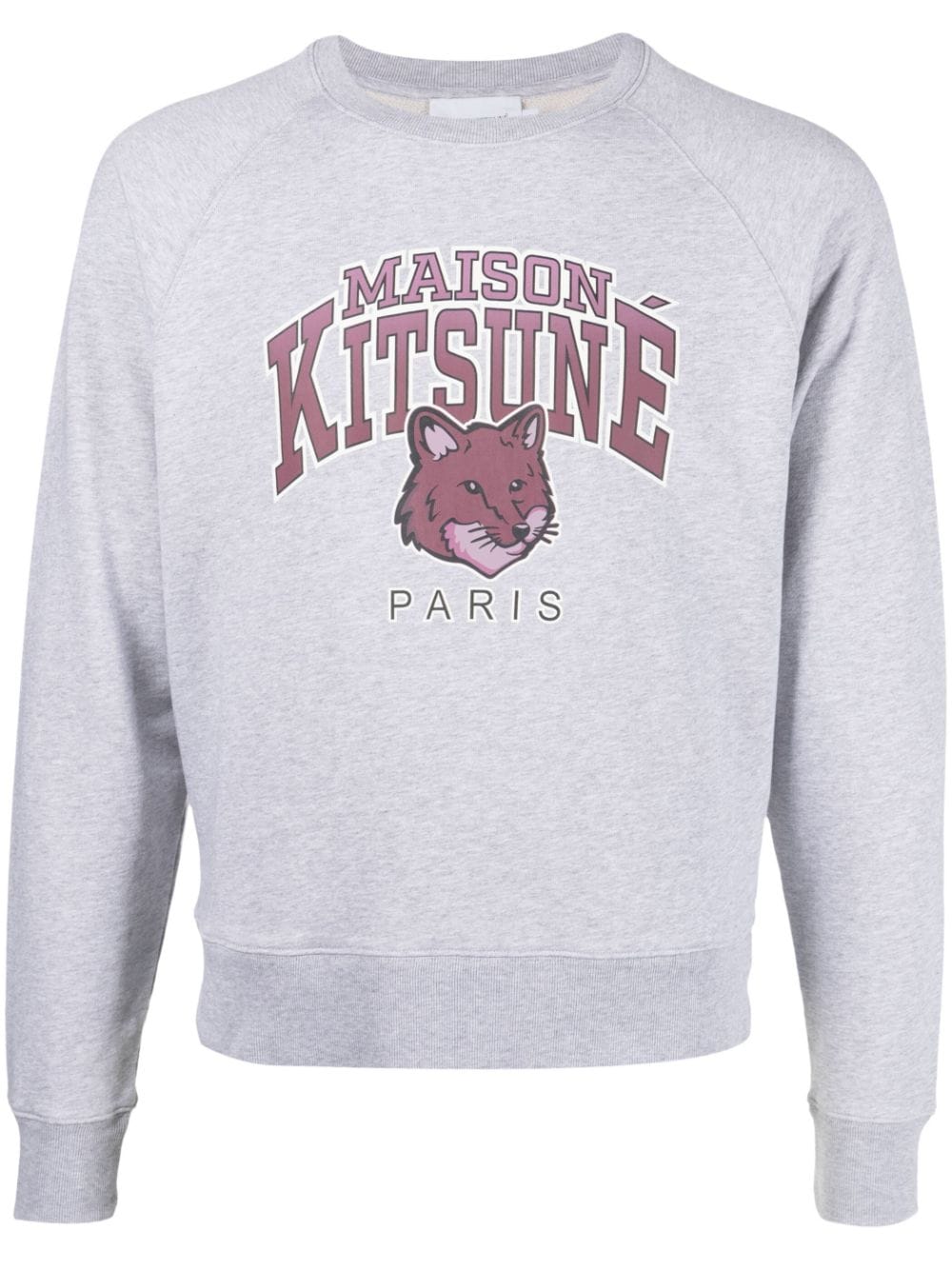 Maison Kitsuné Sweatshirt mit Logo-Print - Grau von Maison Kitsuné