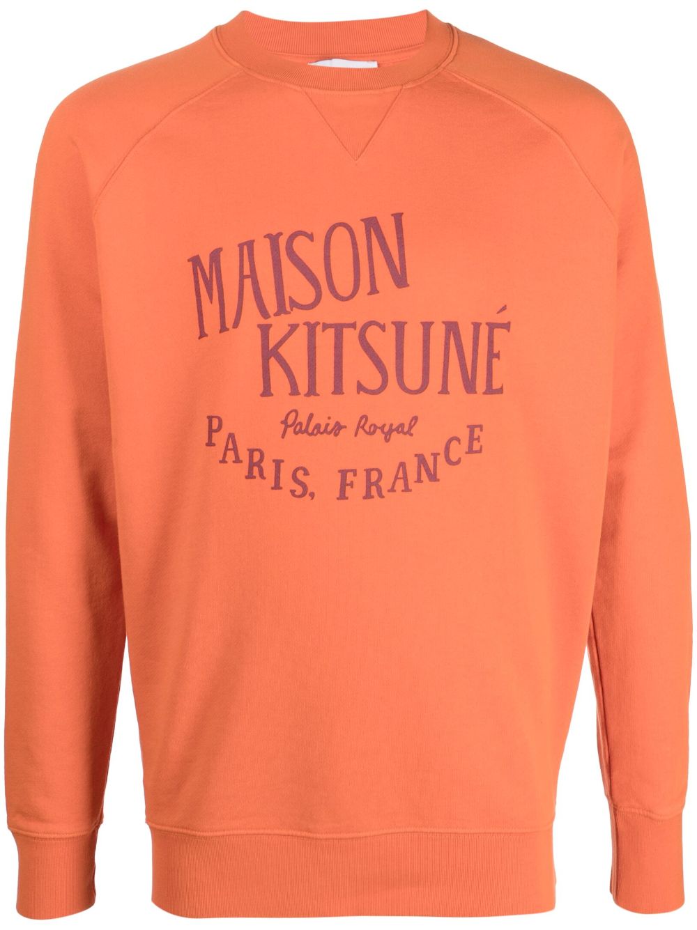 Maison Kitsuné Sweatshirt mit Logo-Print - Orange von Maison Kitsuné