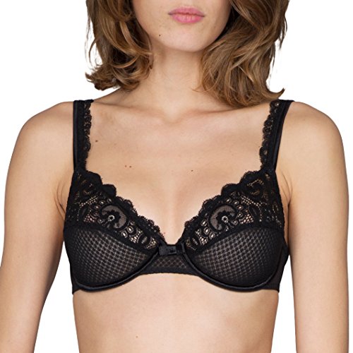 Maison Lejaby Damen Cercle Gaby BH, Schwarz, 80C (Herstellergröße: 95C) von Maison Lejaby