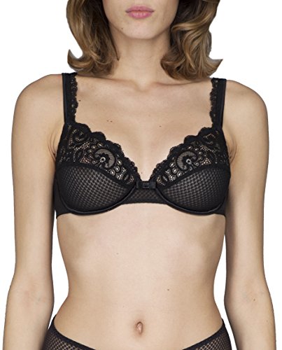 Maison Lejaby Damen Cercle Gaby BH, Schwarz, 85C (Herstellergröße: 100C) von Maison Lejaby