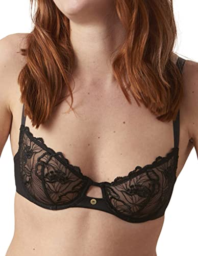 Maison Lejaby Damen Flora BH, Schwarz, XL von Maison Lejaby