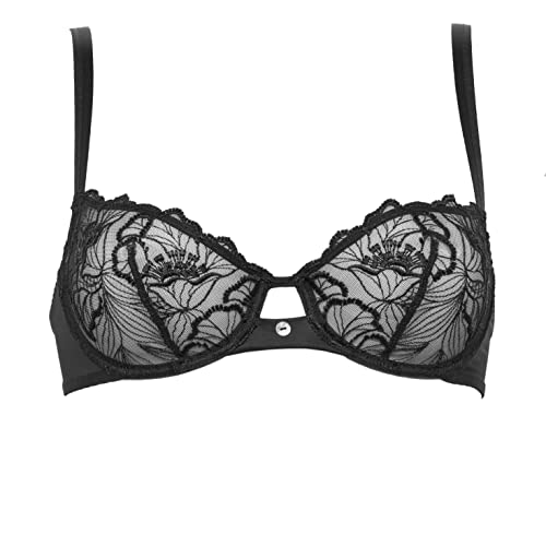 Maison Lejaby Damen Flora BH, Schwarz, XL von Maison Lejaby