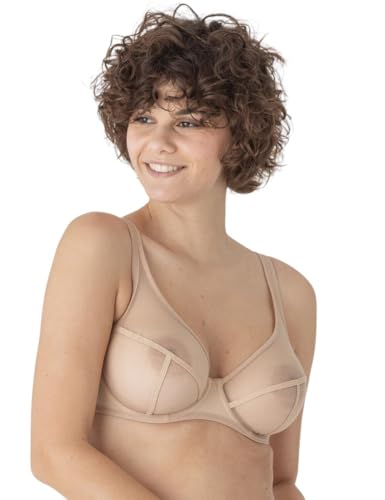 Maison Lejaby Damen Nufit Bügel-BH, Beige (Power Skin 389), 80F (Herstellergröße: 95F) von Maison Lejaby