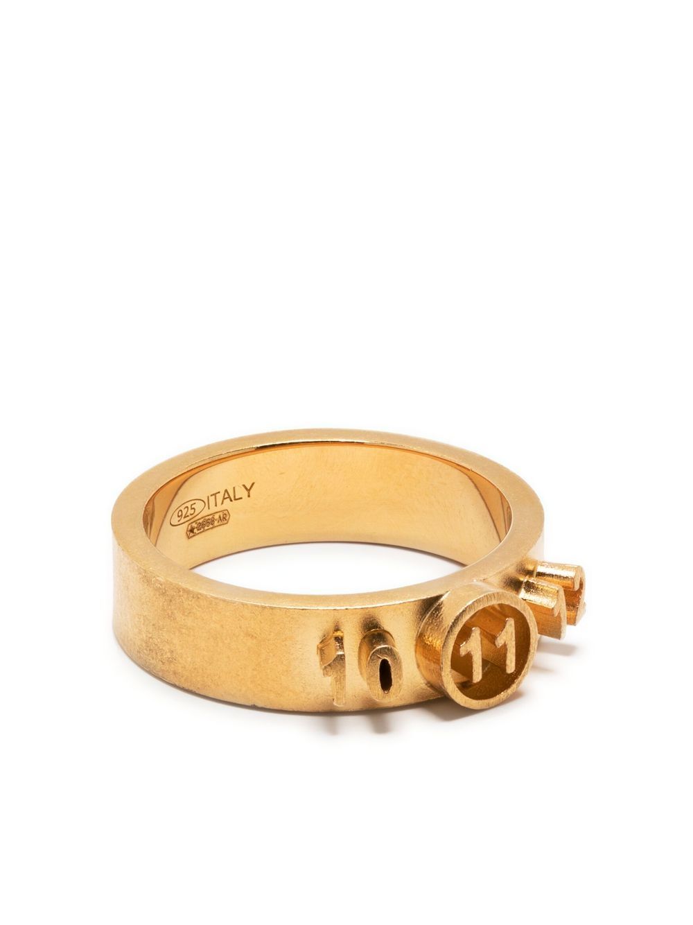 Maison Margiela Numerical Ring mit Gravur - Gold von Maison Margiela