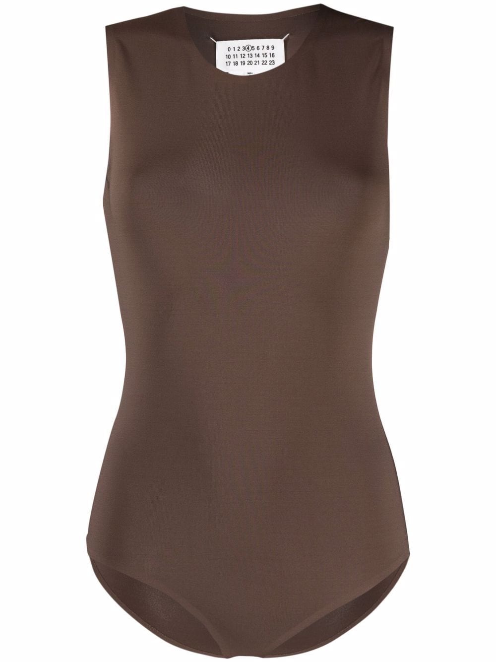 Maison Margiela Body mit Ziernähten - Braun von Maison Margiela