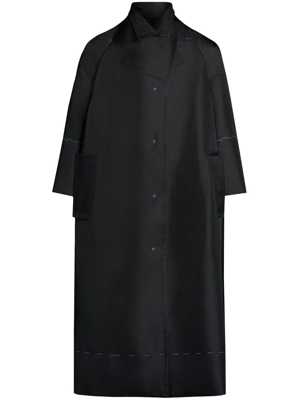 Maison Margiela Work-in-Progress Trenchcoat - Schwarz von Maison Margiela