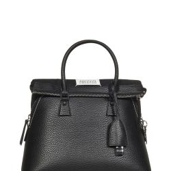 Maison Margiela Damen Schultertasche Aus Schwarzem Leder von Maison Margiela