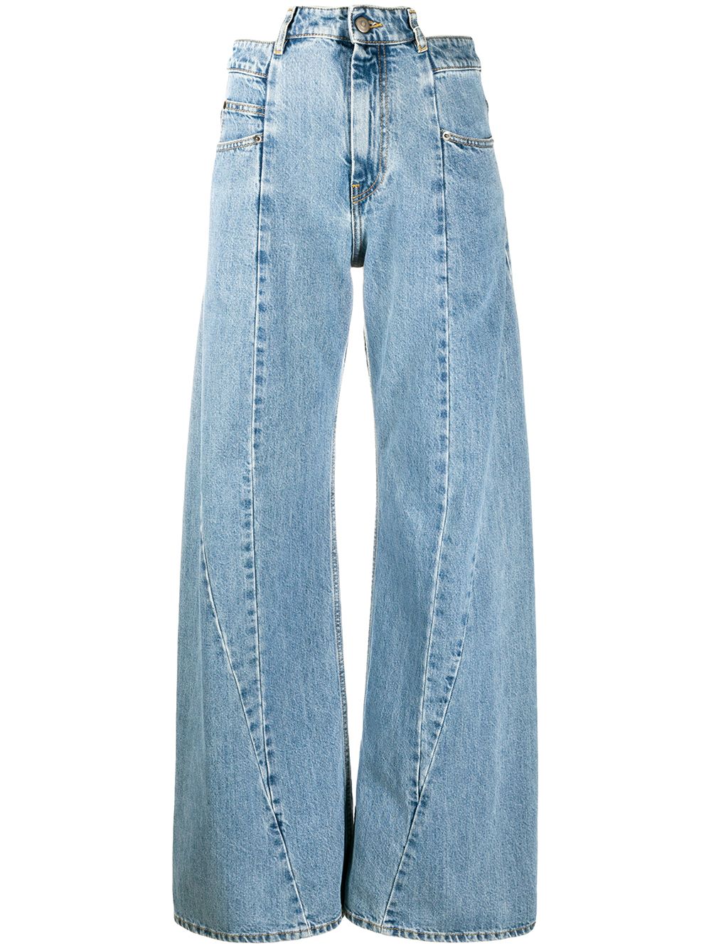 Maison Margiela Weite 'Décortiqué' Jeans - Blau von Maison Margiela