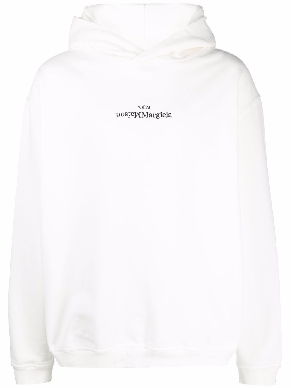 Maison Margiela Hoodie mit Logo-Stickerei - Weiß von Maison Margiela