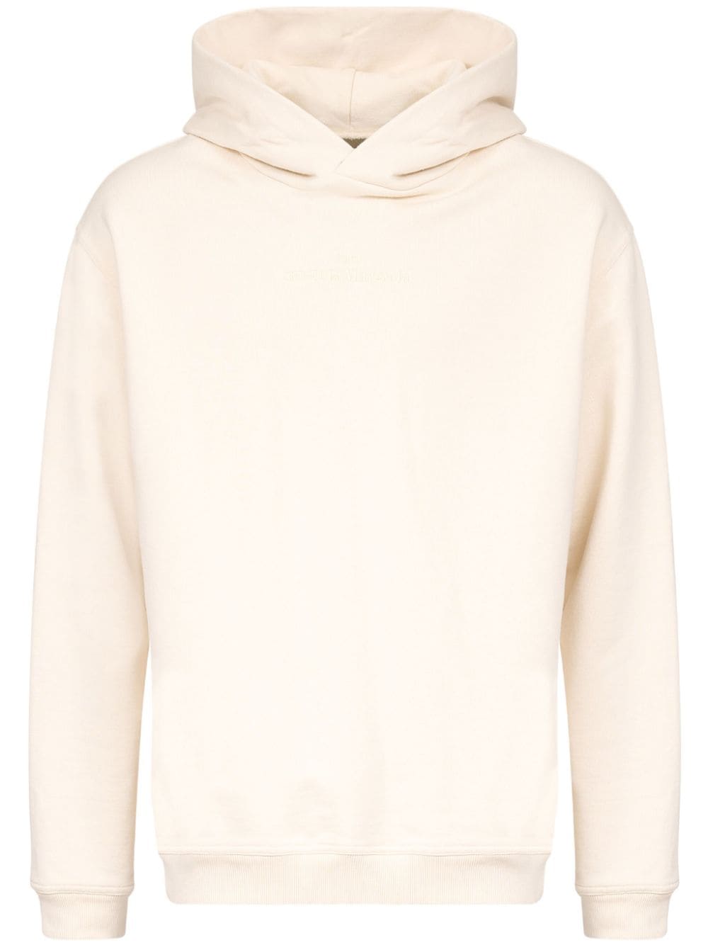 Maison Margiela Hoodie mit Logo-Stickerei - Nude von Maison Margiela