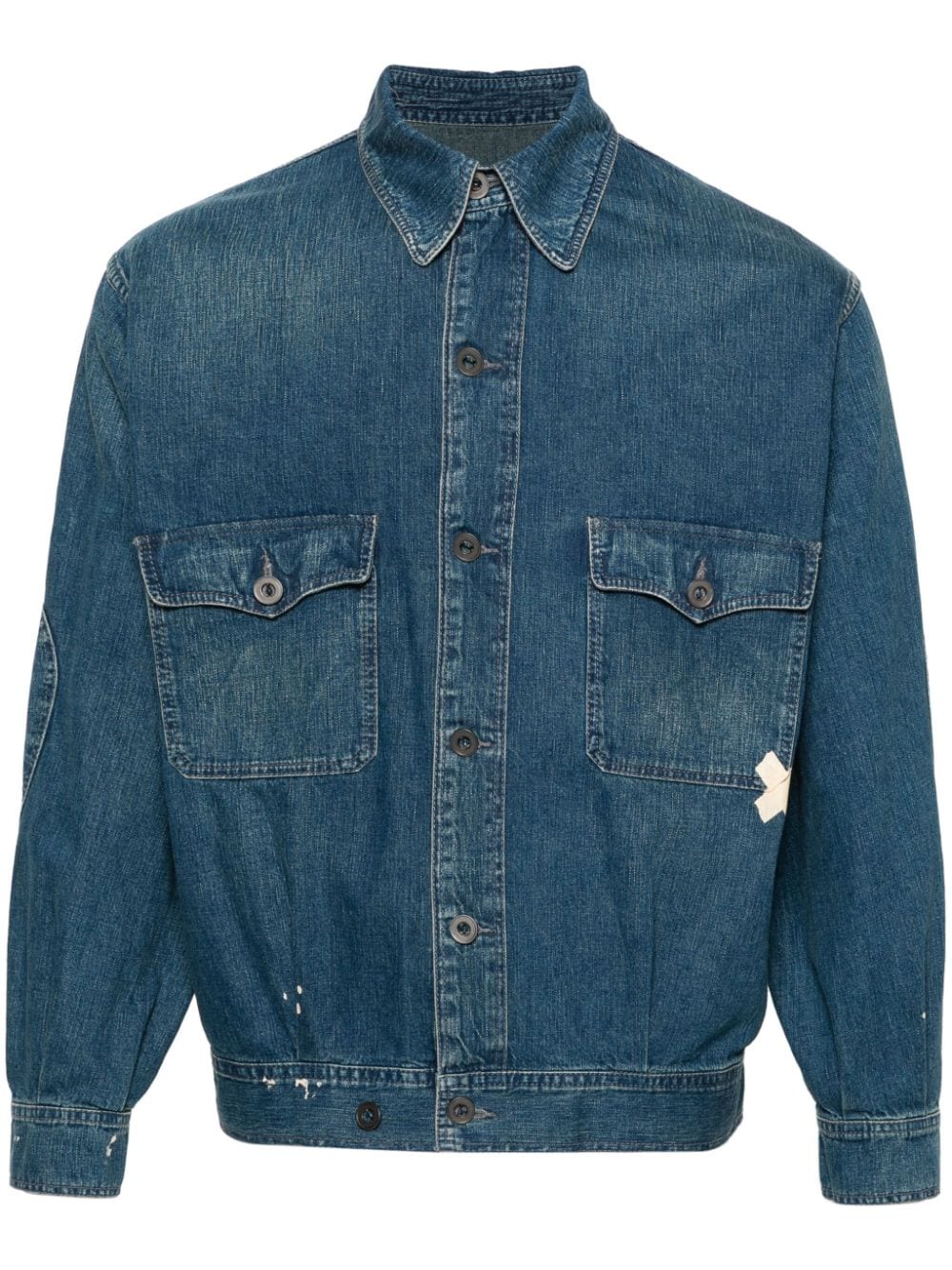 Maison Margiela Jeansjacke im Distressed-Look - Blau von Maison Margiela