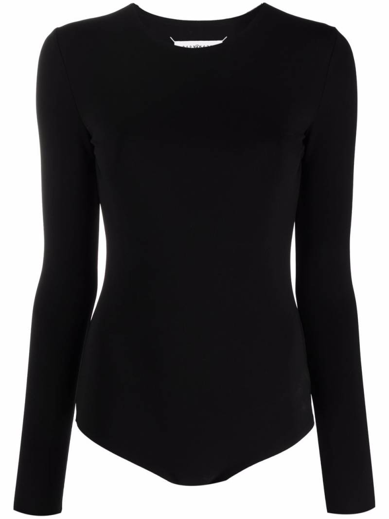 Maison Margiela Langärmeliger Body - Schwarz von Maison Margiela