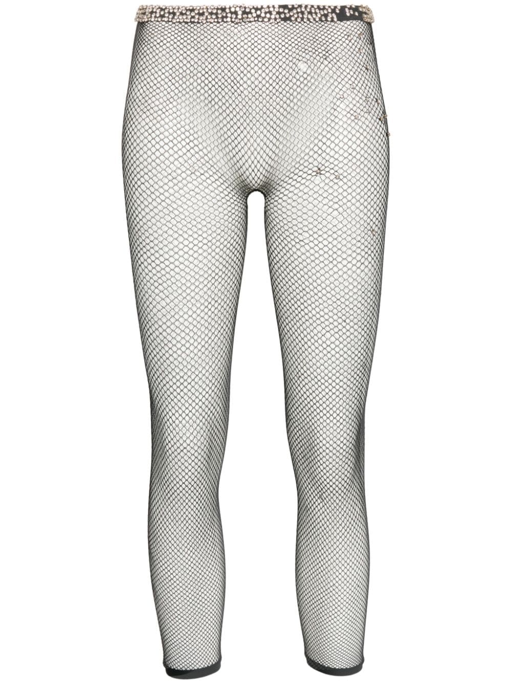 Maison Margiela Leggings mit Strass - Schwarz von Maison Margiela