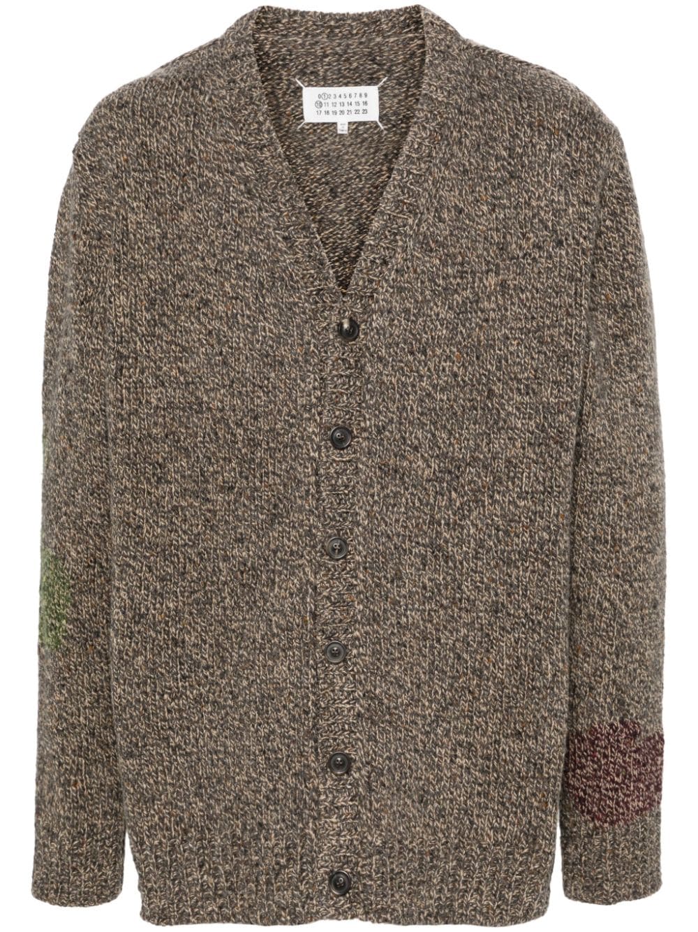 Maison Margiela Geknöpfter Mended Cardigan - Braun von Maison Margiela