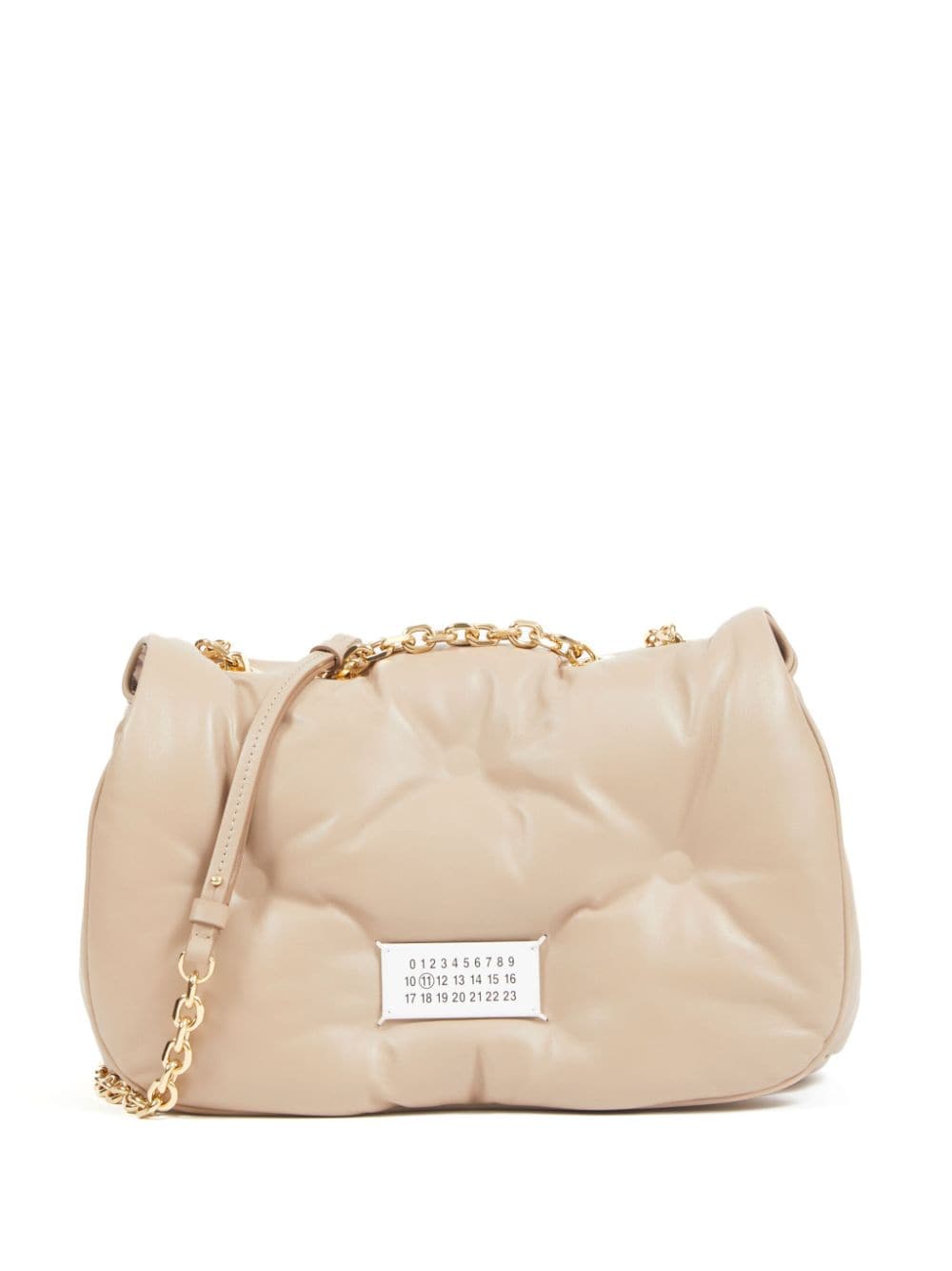 Maison Margiela Mittelgroße Glam Slam Schultertasche - Nude von Maison Margiela