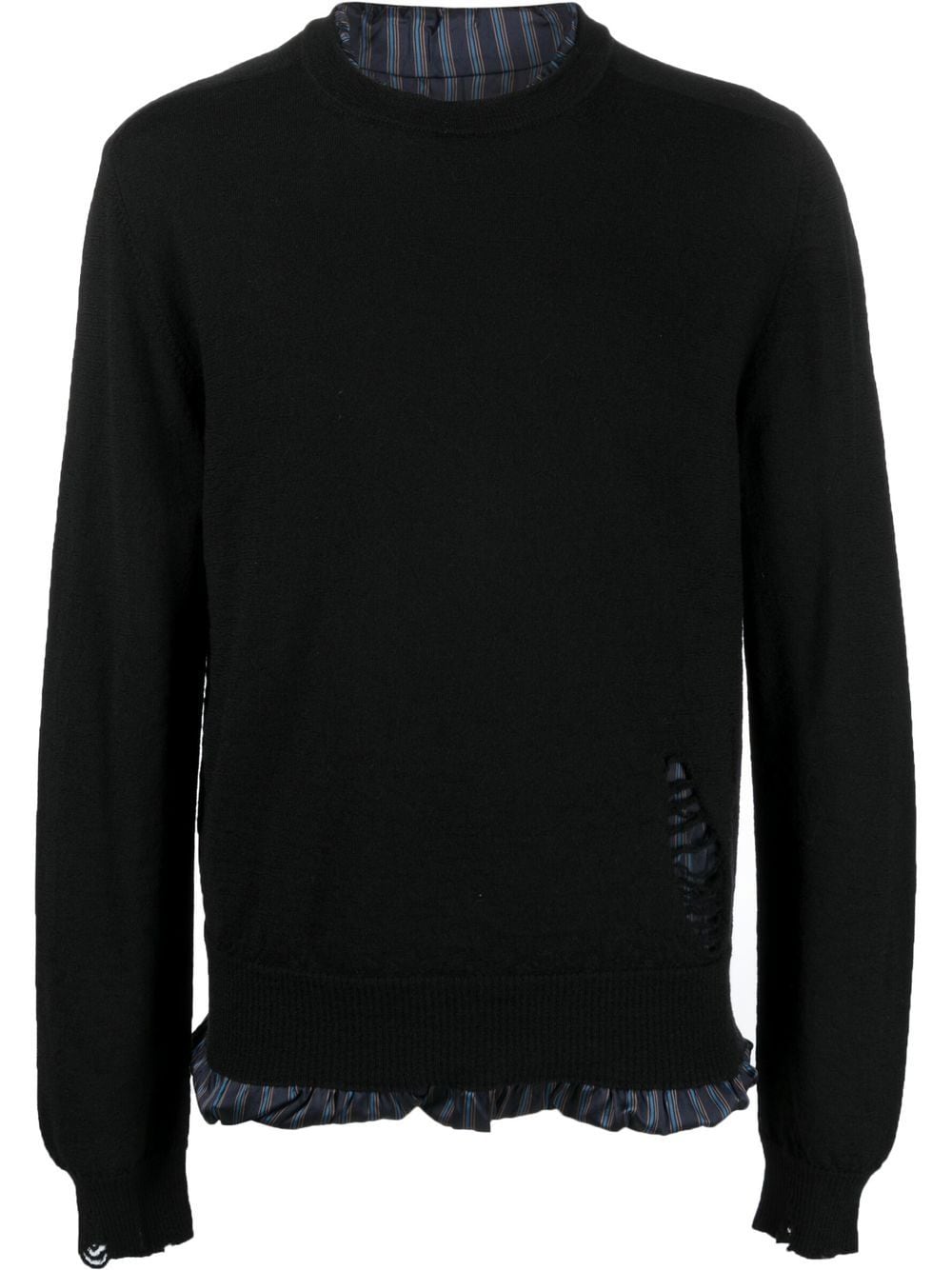 Maison Margiela Pullover im Distressed-Look - Schwarz von Maison Margiela