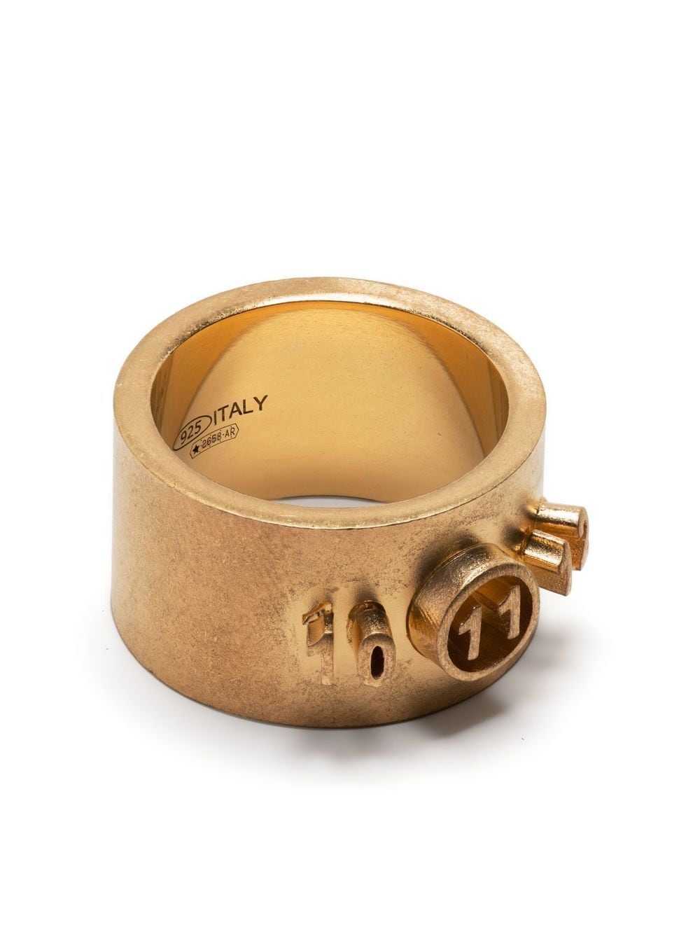 Maison Margiela Ring mit Prägung - Gold von Maison Margiela