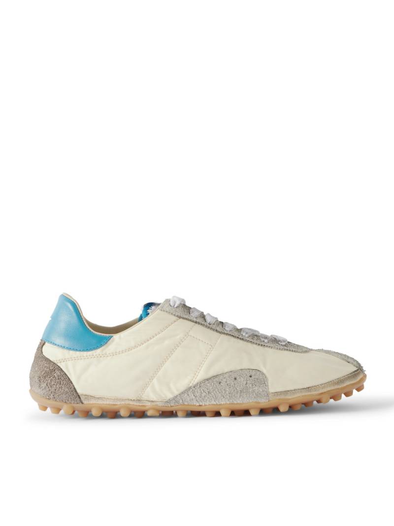 Maison Margiela - Sprinters Leather and Suede-Trimmed Nylon Sneakers - Men - Neutrals - EU 42 von Maison Margiela