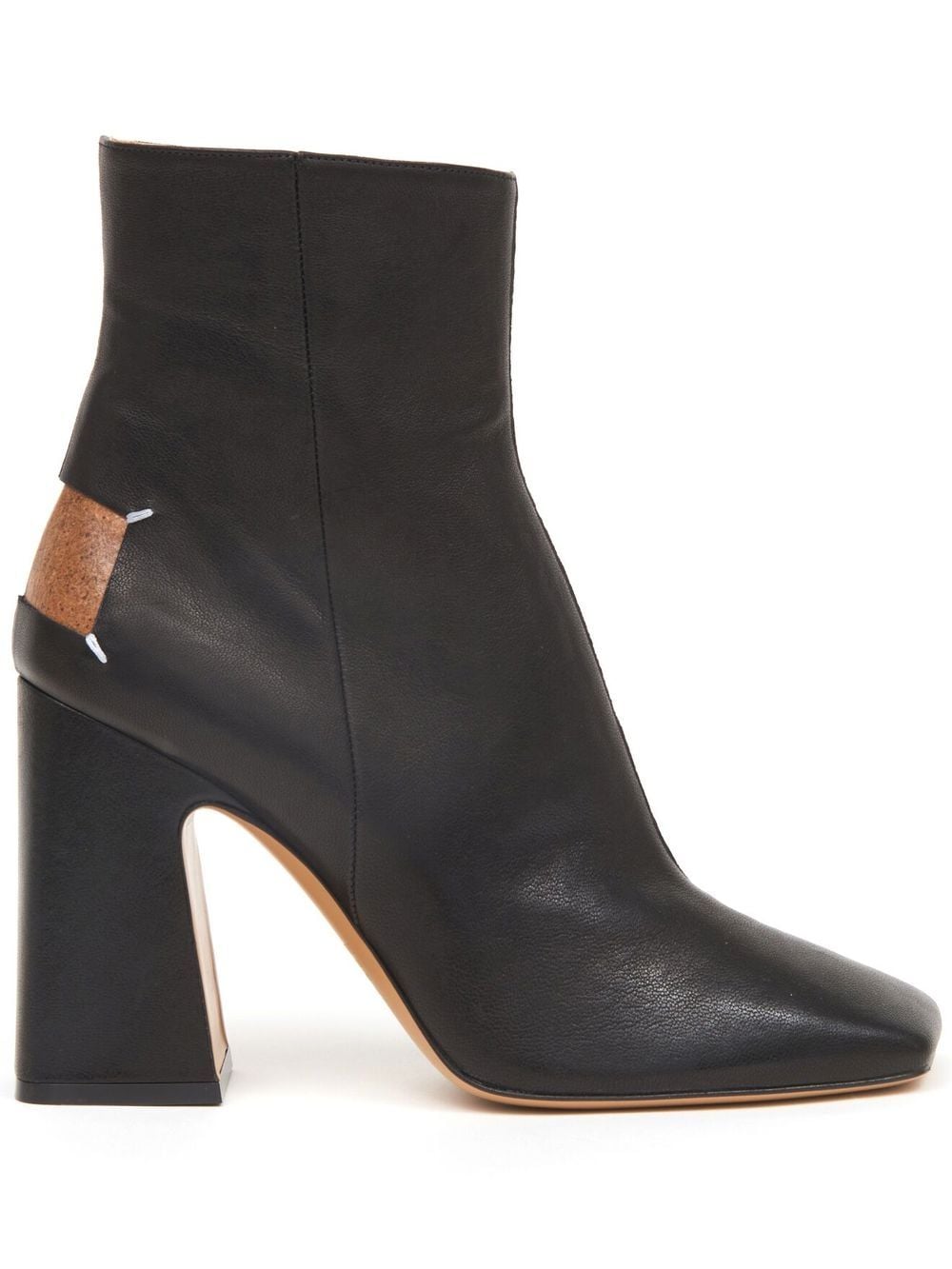 Maison Margiela Décortiqué Stiefel mit Ziernähten 100mm - Schwarz von Maison Margiela