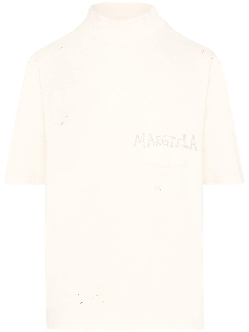 Maison Margiela T-Shirt mit Handschrift - Weiß von Maison Margiela