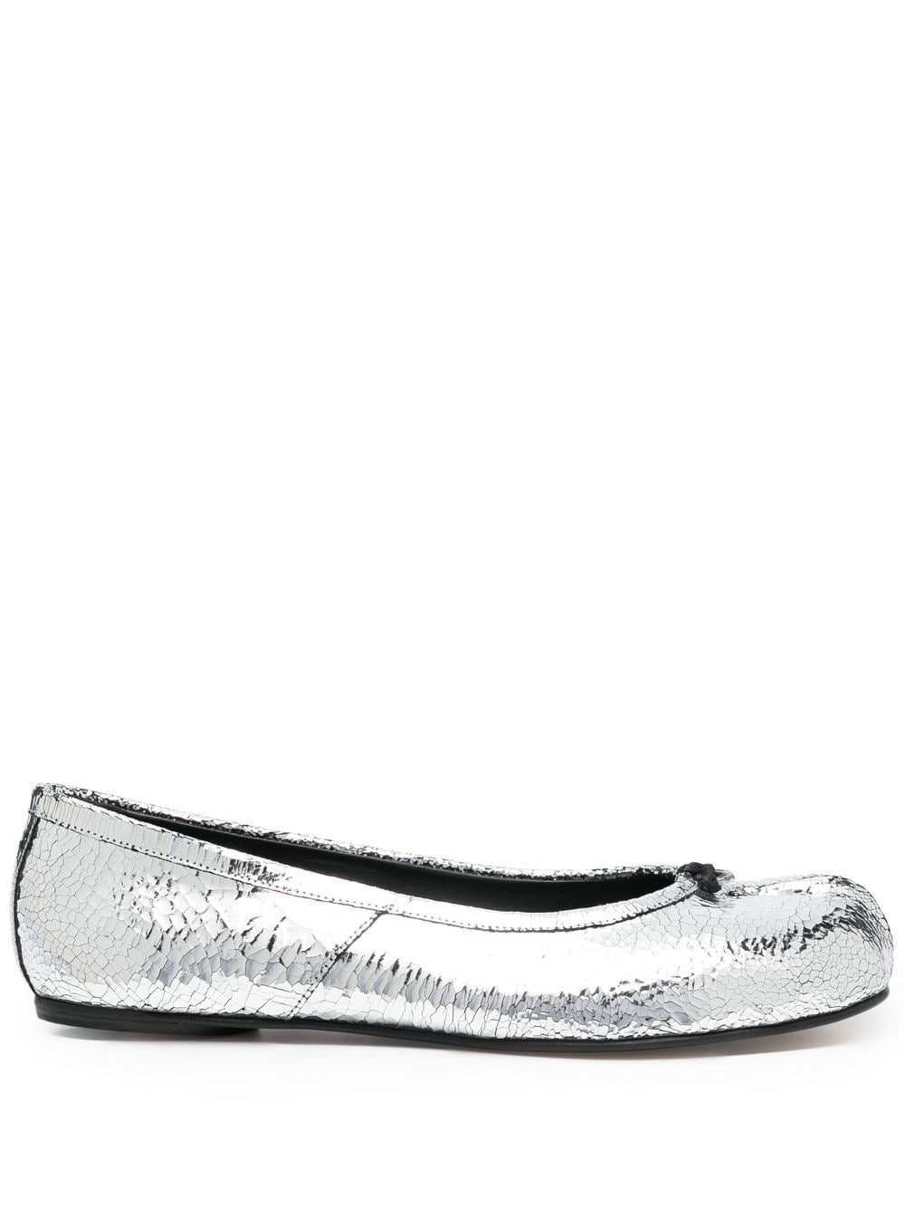 Maison Margiela Tabi Ballerinas mit Spiegeleffekt - Silber von Maison Margiela