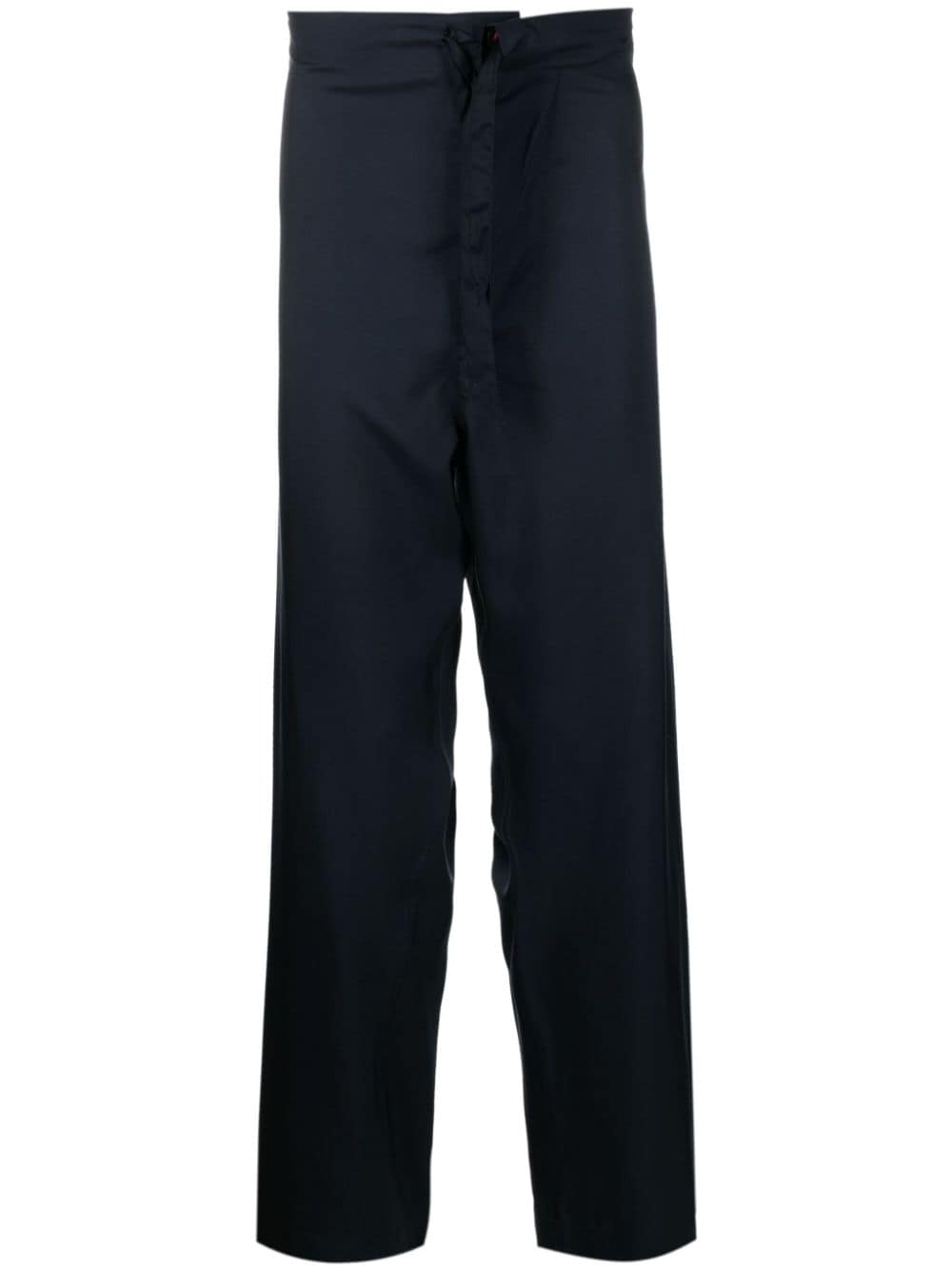 Maison Margiela Tapered-Hose aus Seide - Blau von Maison Margiela