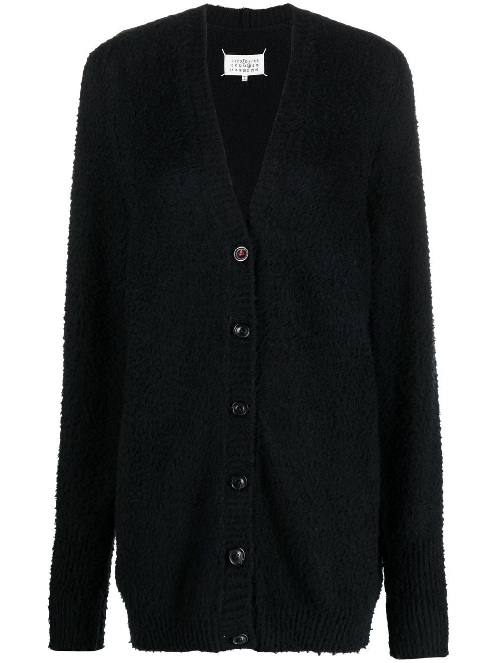 Maison Margiela Cardigan mit V-Ausschnitt - Schwarz von Maison Margiela