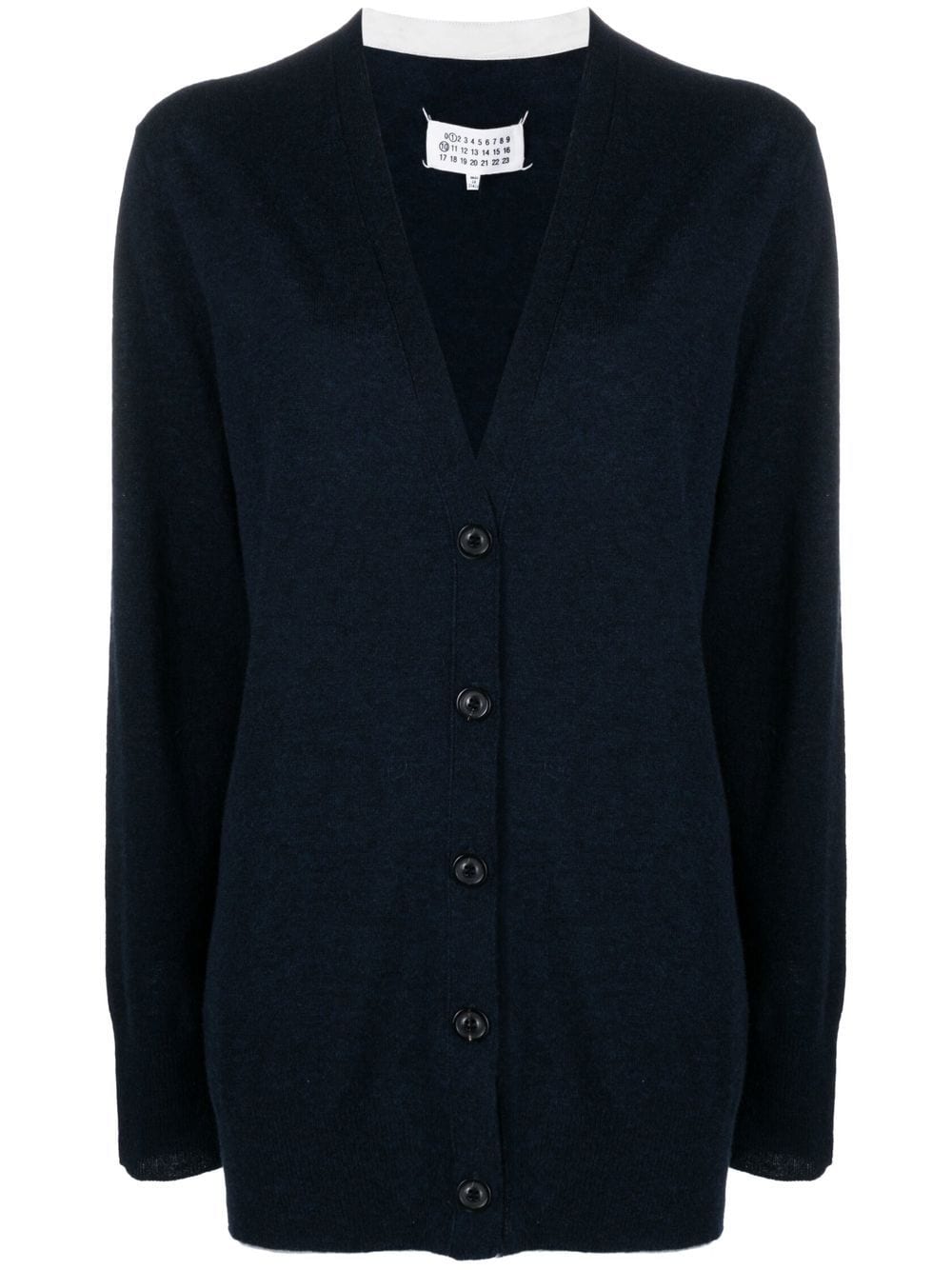 Maison Margiela Cardigan mit V-Ausschnit - Blau von Maison Margiela