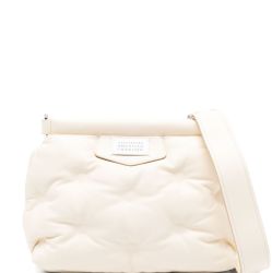 Maison Margiela Weiße Gepolsterte Schultertasche von Maison Margiela